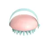 Brosse à shampoing en Silicone souple, soins du cuir chevelu, bain, Spa, masseur, exfoliant, épurateur, peigne de lavage des cheveux, brosses de douche DD624