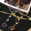 Bracelet papillon doré mignon pour femmes bracelets de chaîne inhabituels sur la main conçu bijoux de mode 2021 tendance cadeaux lien,