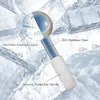 2pc Set Facial Ice Globes Kylmassage Face Roller Rostfritt Stål Cryo Stick för Puffy Eyes Rynkor Kollagen Produktion och Dark Circles Health Beauty Tools