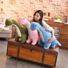 50 ~ 120 cm câlin dinosaure Tanystropheus peluche peluche Dino bleu/vin rouge/vert/rose filles garçons noël peluche cadeau 220222