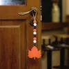 Ciondolo di perline di legno colorate decorative di Halloween Ornamenti creativi per decorazioni per la casa con teschio di zucca