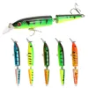 Minnow Balıkçılık Cazibesi 9G 10.5 cm Çok Eklemli Bölümler Crankbait Deniz Bas Sert Yem Pike Jerkbait Pesca Sazan Balıkçılık 1168 Z2