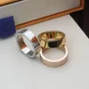 Mode-sieraden brief gegraveerde band ringen tasje voor man vrouwen feestliefhebbers cadeau verlovings sieraden