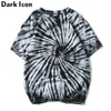 Вихревой Tie Dye футболку мужчины лето вокруг шеи хип-хоп Tee Рубашки Футболки для мужчин 5Colors 210603