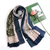 Foulard hijab en coton cajou musulman glands floraux châles bandeau enveloppe foulards légers long pashmina cadeau de fête belle