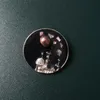 Pins, broscher Morkopela Florence Town Cameo Brooch Vintage Badge Unika Emalj Pins och päron Pin Tillbehör för gåva