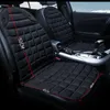 Auto -stoel bedekt 2 stks in 1 universele snelle elektrisch verwarmde verstelbare zwart/grijs/blauw/rood/koffieafdekking winterpad Auto Cushion 12V