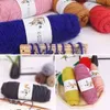 1PC Soft Long Squirrel Cashmere Yarn Fine Worsted Hand Knitting Wool Thread Skein for Making Cardigan Scarf Hat Sweater Doll DIY Y211129