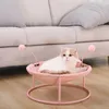 HOOPET Chat Lit Pet Hamac Chats Lits Intérieur Chat Maison Tapis pour Chaud Petits Chiens Lit Chaton Fenêtre Transat Mignon Tapis De Couchage 210713