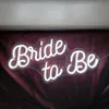 Outra festa de eventos fornece noiva para ser o sinal de neon LED LED Decoração de casamento personalizada Mariage Diy Wall Decor
