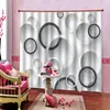 Curtain & Drapes Custom Any Size Modern Style Circle Curtains For Living Room Balckout Home Decor