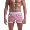 Underbyxor Män Lossa Grid Boxer Shorts Bomull Underkläder Mens Boxers Homewear Sleepwear Andningsbar Plaid Underkläder