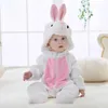 2020 Winter Neue Geboren Baby Kleidung Unisex Halloween Kleidung Junge Strampler Kinder Panda Kostüm Für Mädchen Infant Overall 3 9 12 monat Q0910