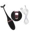 USB ładowanie bezprzewodowe pilot zdalnego sterowania wibrujące jajko wibrator wibrujący kij damski masażer AC P0818
