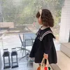 Automne Enfants Vêtements De Mode Coréen Petites Filles À Manches Longues Robe De Princesse Mignon Enfant Enfants Costume Printemps Fille Tenues 210715