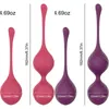 NXY Palline vaginali Sicuro vibratore in silicone Palline vaginali Kegel Vagina Stringere la macchina per esercizi Giocattoli del sesso per le donne Coppie Geisha Egg1211