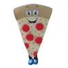 Halloween pizza maskot kostym högkvalitativ tecknad fot plysch anime tema tecken vuxen storlek jul carnival fancy klänning