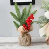 Home NavidadDécorationsD'Arbres deNoëlのためのクリスマスの装飾25センチの木の装飾