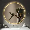 современное освещение зеркала для ванной комнаты