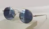 Lunettes de soleil rondes Pasha Sier bleu Len Gafa De Sol Occhiali Da Sole lunettes de soleil mode unisexe avec boîte