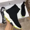Air cushion sock shoes high stretch knit surface light and breathable flat shoes unisex sneakers with unisex style Couple boots