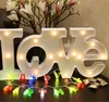 文字列LEDハッピーバースデーガーランドレターライトパーティーの装飾用品妖精ライト弦電池パワーホリデーランプの花