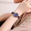 Avanadores de punho Mulheres relógios 2022 LUZULY LYS Ladies Simple Water impermeável relógio de pulso para mulher elegante relógio feminino