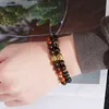 Charme rétro bouddha Rune perle Bracelet hommes perles de bois Chakra Bracelet Erkek Bileklik Bracelets Homme Yoga bijoux cadeau