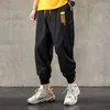 Single Road Mens Harem Broek Fashion Baggy Katoen Hip Hop Joggers Japanse Streetwear Broek Mannelijke Lading voor 210715