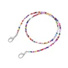 Chaînes de lunettes de lecture en perles de verre Transparent, style Boho, lanières pour femmes, multicolore, chaîne de lunettes de soleil, chaîne faciale, été 2021