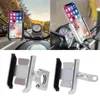 360 Derece Evrensel Metal Bisiklet Motosiklet Motosiklet Ayna Gidon Akıllı Telefon Tutucu Standı Dağı Xiaomi Samsung 4