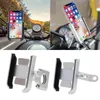 360 graden Universele Metalen Fiets Motorfiets Motor Mirror Stuur Smart Telefoon Houder Stand Mount Xiaomi Samsung 4