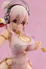 18cm Emon Restaurant Series Super Sonico China DRVER. Sexy anime figuur Super Sonico Mandarin DrPVC Action Figure Toys X0526