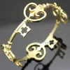 Vintage Victorian Skelett Key Cross Bridal Armband Bangle Cuff Valentine Anime Halloween Smycken Party Bröllop Q0719