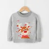 크리스마스 아기 소녀 스웨터 가을 봄 어린이 스웨터 소년 '풀 오버 귀여운 새끼 니트 스웨터 어린이 착용 y1024