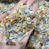 100g presente de cristal natural gem cascalho irregularidade cristais de quartzo decoração para casa pedra colorida para aquário cura mineral natal6620687