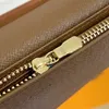 Wholesale 5 Colors Fashion wallet brown travel style printing Suit clip men long wallets handbags purses women tote bag card holder with box