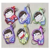 Keychains 1pcs Osomatsu-san Mr Osomatsu San Karamatsu Ichimatsu De Llaveros Phone Straps Bag Car Key Holder Portachiavi