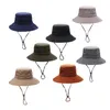 Erkekler Balıkçı Şapka Açık Balıkçılık Havzası Kapaklar Sunscreen UV Nefes Güneşlik Şapkalar İlkbahar Yaz Geniş Ağız Kap HHC7579
