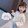 Toddler Girls Tops Floral Girls T Shirt Casual Style T-shirts For Children Spring Autumn Children's Clothes 210412