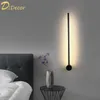 Modern LED vägglampa till sovrum säng dekoration vägg ljus vardagsrum matsal dimbar inomhus belysning minimalistisk ljus 210724