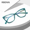 RBENN BRAND DESIGNER 2021 New Cat Eye Reading Glasses Women with CR-39 Lens Blue light Blocking Computer Reader for Female +1.75