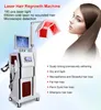 LLLT Tratamento de perda de cabelo 650nm diodo laser cabelo rebrowth terapia eletroterapia de alta frequência com pente de ozônio