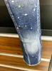 Jeans casual da uomo europei e americani di moda italiana, lavati di fascia alta, lucidati a mano, qualità ottimizzata LT9107