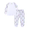 Дети Pajamas Set Kids Baby Girl Boys Повседневная Одежда Костюм Одежды Длинные Рукава Детские Пижамы Наборы Детская Одежда