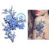 1 pezzo temporaneo impermeabile flower gufo uccello cranio braccio colorato falso piccolo corpo arte tatuaggio adesivo