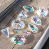 Księżyc Ring Rainbow Crystal Suncatcher Wiszący Pryzmat Ornament Wisiorek Home Ogród Wystrój Samochodowy Grom