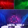 4 pièces spectacle sur scène rgb laser scanner 4 têtes tête mobile barre de faisceau dj disco lumière laser pour boîte de nuit