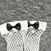 Fashion Women Sexy Black Mesh Short Ankle Socks Bowknot Pearl Girls Fishnet Socks with Cute Bow Ladies Socks Stockings 211201