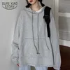 Korean Style Solid Pullover Sweatshirt Women Casual Plus Size Loose Hoodies Women Autumn Ladies Clothing Jacket 12000 210528